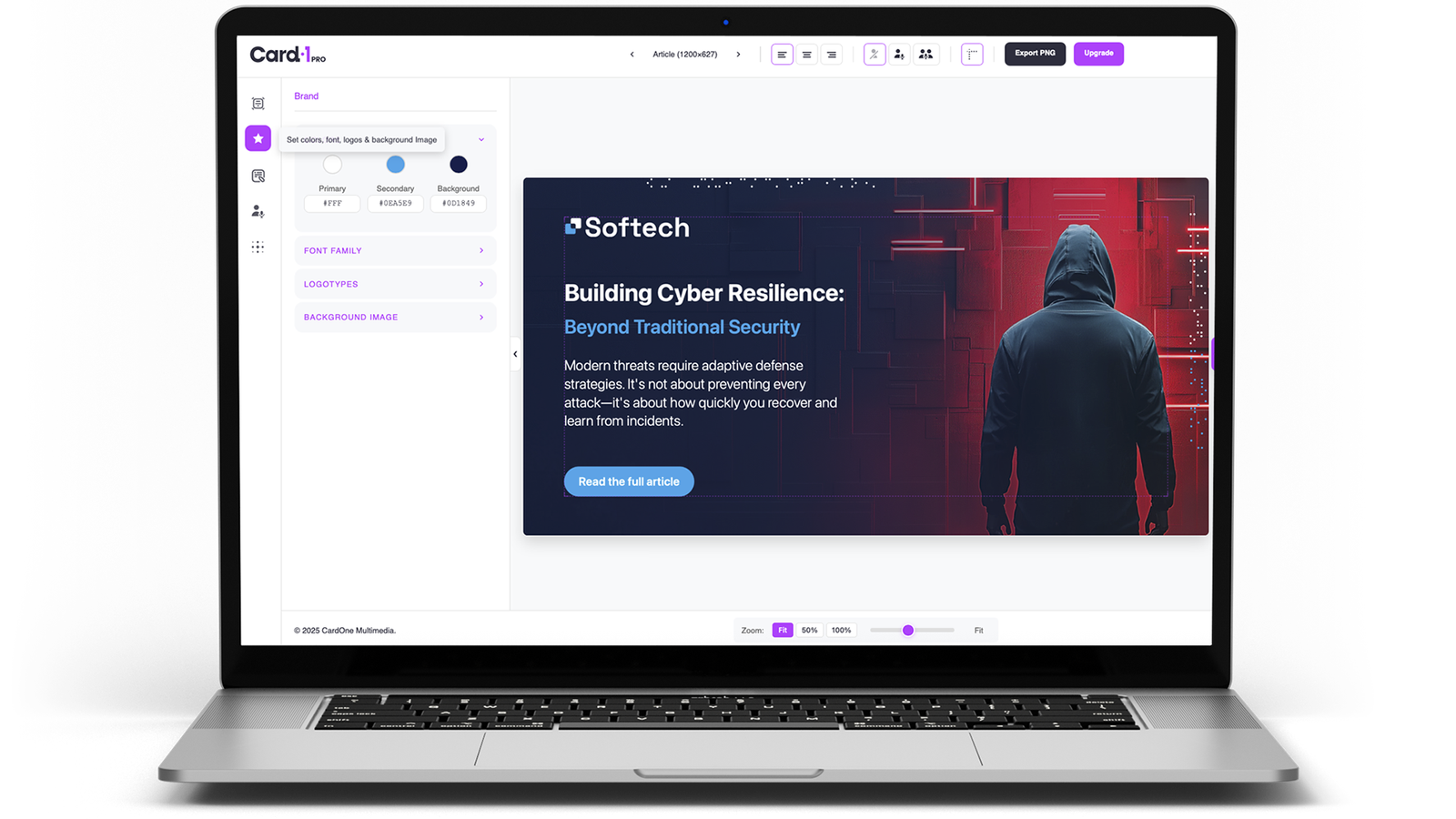 Social Media Designer Interface
